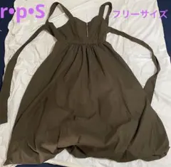 r.p.s フロントZIP バルーン ジャンスカ　ブラウンのサムネイル