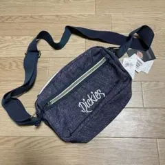 ディッキーズ　Dickies ショルダーバッグ　ネイビー　デニム地　新品