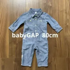 babyGap デニム風ロンパース 12-18ヶ月