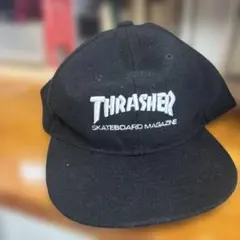 THRASHER SKATEBOARD MAGAZINE キャップ ブラックのサムネイル