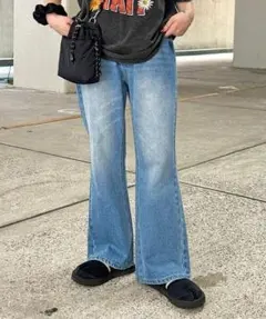 CPCM新品★フレアデニム(ブルー)