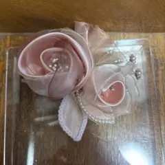 tokyo soir ピンクの花デザイン ブローチ