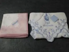WEDGWOODセール！ 刺繍デザイン ハンカチ2枚セット　新品タグ付き　女神