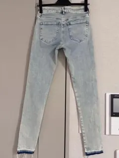 DIESELスキニーデニム W25-L30 ライトブルー ストレッチ ほぼ未使用