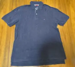 TOMMY HILFIGER トミーフィルガー　半袖ポロシャツ　 ネイビー　M