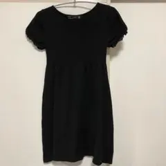 ワンピース ZARA ミニワンピース パフスリーブ