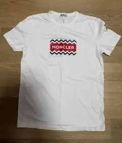 MONCLER ロゴTシャツ ホワイト Mサイズ