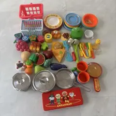 クリスマス　アンパンマンとプーさんおままごとダブルセット　IKEAお鍋セット付き