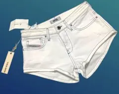 【新品未使用】ディーゼル　DIESEL ショーパン　白デニム