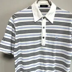BURBERRY BLACK LABELバーバリーブラックレーベル ポロシャツ白
