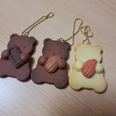 くまのクッキー風キーホルダー