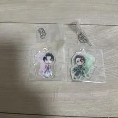 鬼滅の刃　一番くじ　Ｆ賞　きゅんキャラアクリルチャーム　炭治郎　恋雪　２点セット