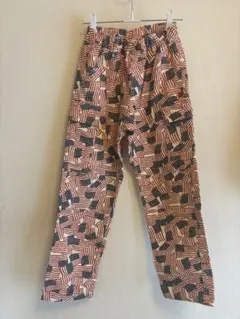 アメリカ国旗パターンのキッズロングパンツ