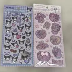 サンリオ ボンボンドロップシール第二弾　クロミ　シャカシャカシール　マイメロディ
