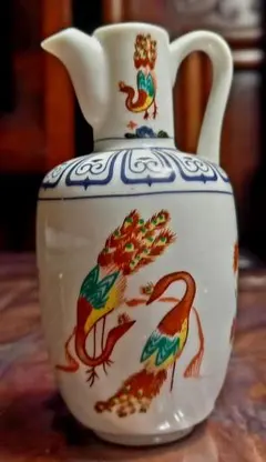 ノリタケ 片岡球子 赤富士辰砂花瓶 - メルカリ