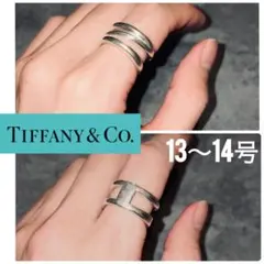 ティファニーダイアゴナルリング 9号弱　新品仕上げ　無傷未使用に近い 2026年最新】ティファニーオープンダイアゴナルリングtiffanyの人気