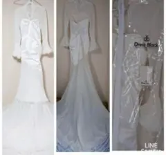 Dress Black マーメイドドレス&ショートベールのセット