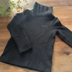 専用です☆Moujonjon 黒 タートルネック セーター 120