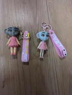 イタリアンブレインロッド　バレリーナカプチーノ　キーホルダー　2個
