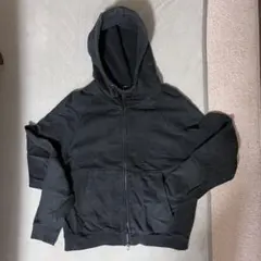 i SHII ダブルジップアップパーカー ブラックのサムネイル