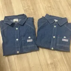 F.O.KIDS 半袖　デニムシャツ お揃い　120 130