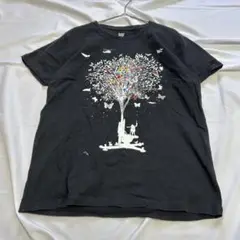グラニフ　ユニークな木プリント半袖Tシャツ　SS カットソー　a2421