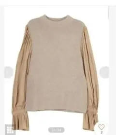 ラグナムーン サテンスリーブニットプルオーバー! ZARA