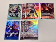 ワンピース 神の島の冒険 カロロノア・ゾロ サボ ナミ ギン クリークSRセット