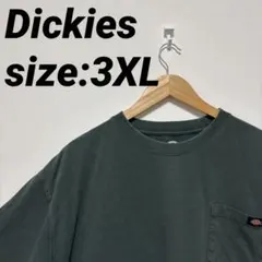 【US古着】ディッキーズ 半袖シャツ Tシャツ 無地 ビックサイズ 3XL