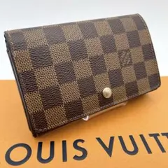 LOUIS VUITTON ヴィトン ダミエ ポルトモネビエ トレゾール 財布