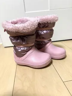 Crocs キッズ ブーツ ピンク