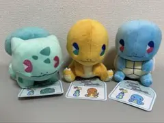 ポケモンセンター　サイコソーダ リフレッシュ　御三家　ぬいぐるみ