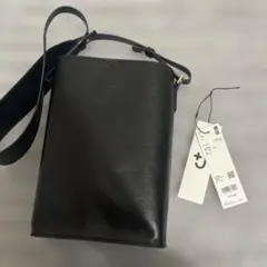 UNIQLO ジルサンダー ショルダーバッグ レザー ブラック+Jのサムネイル