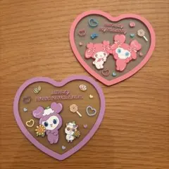 TWICE LOVELYS × SANRIO クリアラバーコースター　サナ モモ