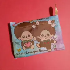 キャラクターエコバッグ　大容量　軽量　折り畳み　モンチッチ