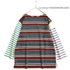 美品 トゥモローランド ルミノア クレイジーパターン ビッグ バスクシャツ 中古・古着通販】Le minor (ルミノア) TOMORROW LAND