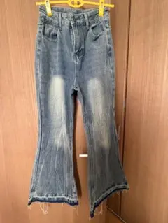 Miniministore レトロ フレアデニムパンツ ローエッジ Mサイズ