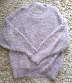 くすみピンク ニット