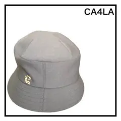 CA4LA　ハット　帽子　ロゴ　ワンポイント　日本製　グレー　レディース　メンズ