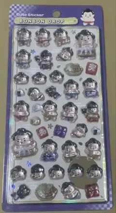 和柄 お相撲さん ボンボンドロップシール 正規品 クーリア