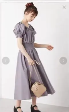 ワンピース　パフスリーブ