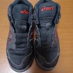 ASICS DUNKSHOT バスケットボールシューズ 黒/赤　22cm