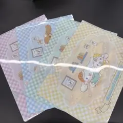 くら寿司　シナモロール　シナモン　クリアファイル　4枚セット