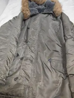 ALPHA 00s n3b fur jacket y2k military 4Lのサムネイル