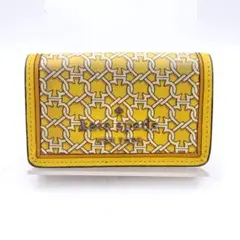 ケイトスペードニューヨーク　6連キーケース　スペード総柄　イエロー