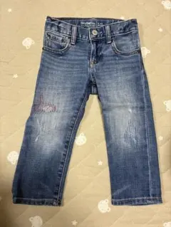 95 2yrs babygap デニムパンツ ジーパン ダメージ加工