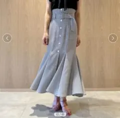 snidel フロントボタン マーメイドスカート 00サイズ！