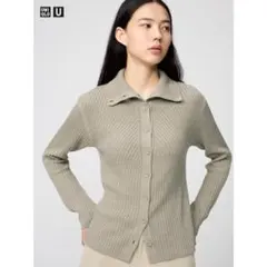 UNIQLO U メリノブレンドハイネックカーディガン