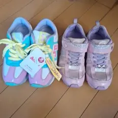 女の子　スニーカー　20cm　2足セット
