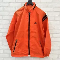 値下げ 90s アディダス adidas デサント製 ロゴ ナイロン ジャケット